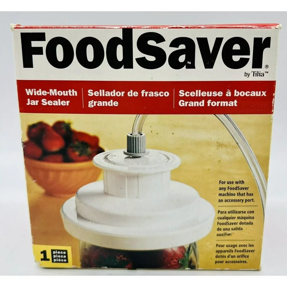 Food Saver T03-0023-01 Wide Mouth‎ Jar Sealer